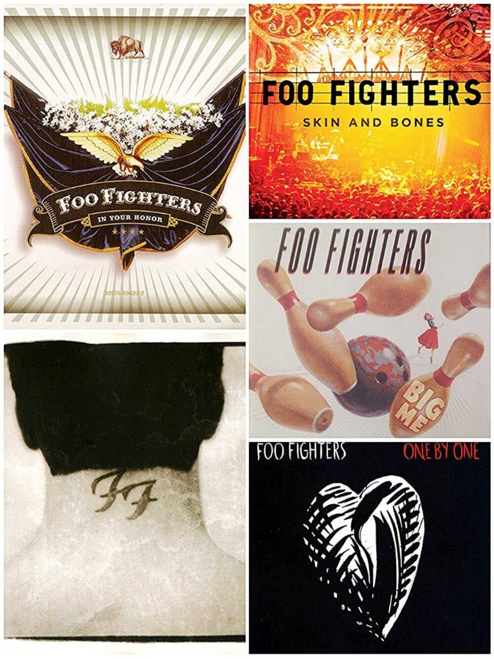 Foo Fighters 5 CD Bundle